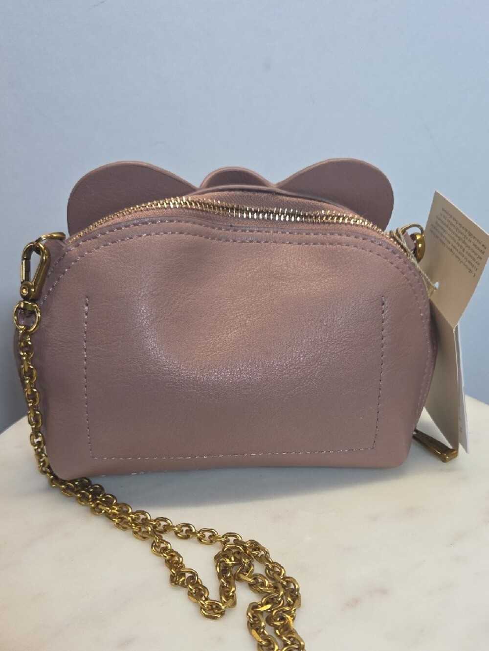 Cutest Little Elephant Crossbody Bag in Dusty Pink - Picture 2 of 7